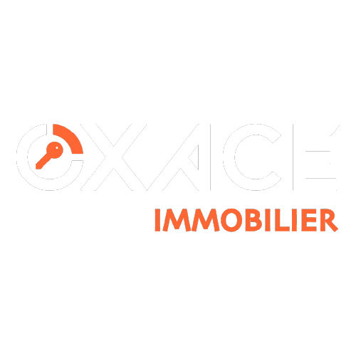 Logo partenariat blanc OXACE IMMOBILIER