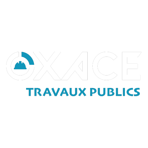 Logo partenariat blanc OXACE TRAVAUX PUBLICS